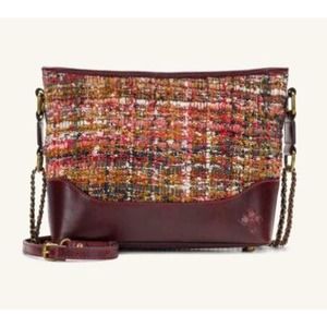 Patricia Nash Salvina Boucle Mid Size Cross Body Shoulder Bag